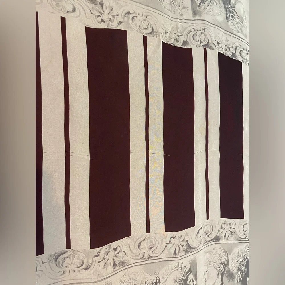 Rare Christian Dior silk chiffon scarf wrap Greek Roman